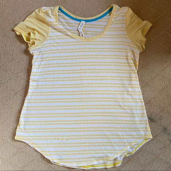 Lululemon Serene Striped Short Sleeved Tee - Picture 2 of 5